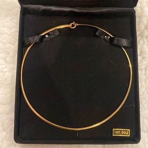 14k gold herringbone chain